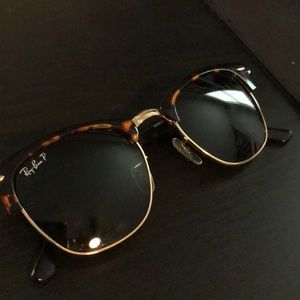 Ray Ban polarized Clubmaster NWOT